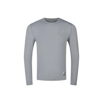 Asics Men Running T Shirt Men's Light Gray