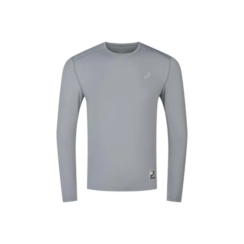Asics Men Running T Shirt Men's Light Gray-0