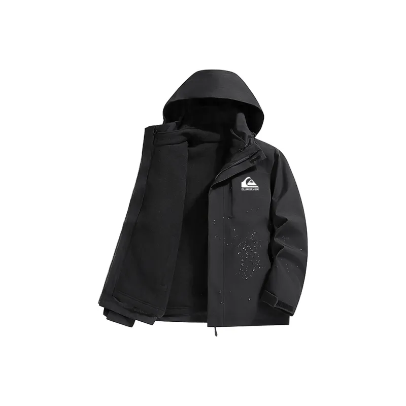 Quiksilver Water Resistant Windproof Breathable Water Repellent Windbreaker Jacket Unisex-6
