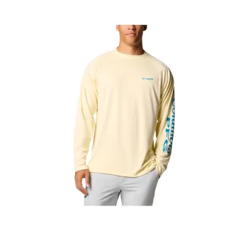 Columbia PFG Terminal Tackle Omni-Shade Omni-Wick T-Shirt Men's Lemon Yellow