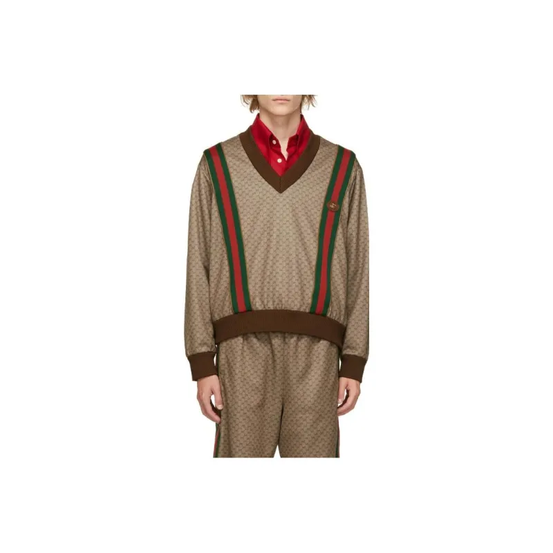 GUCCI Sweatshirts Men Brown-0