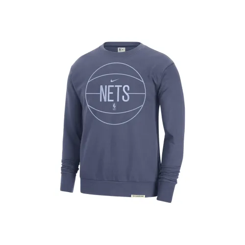 Nike Brooklyn Nets Standard Issue Men's Nike Dri FIT Nba Sweatshirt