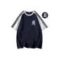 Navy Blue & Heather Gray (White Logo)