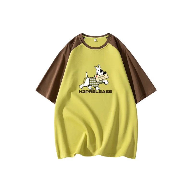 H2P T Shirt Unisex White Loose Fit-10