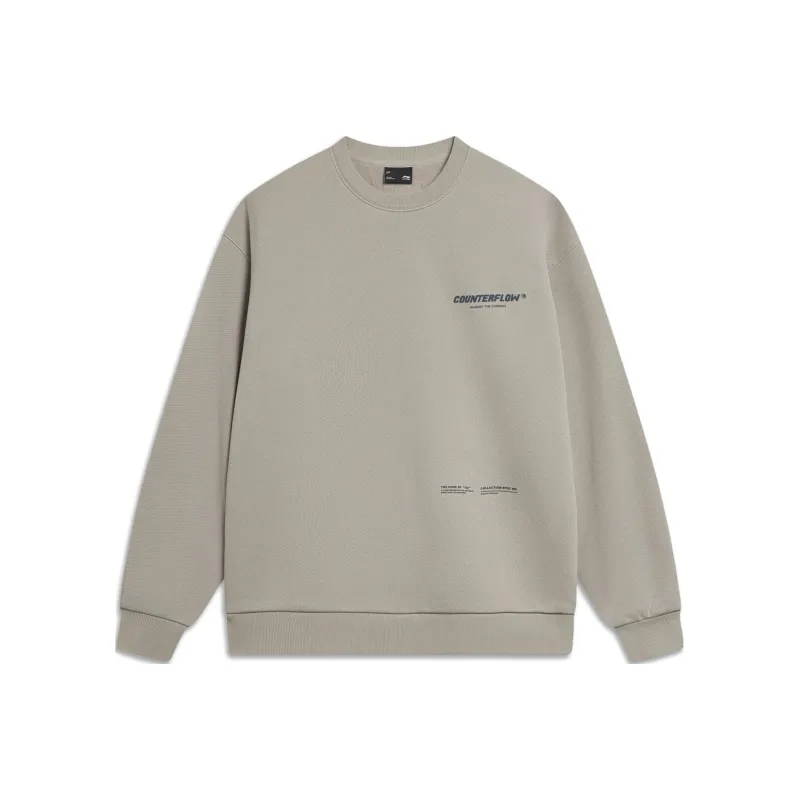 LiNing CF Sweatshirt Unisex Rock Ridge Gray-0