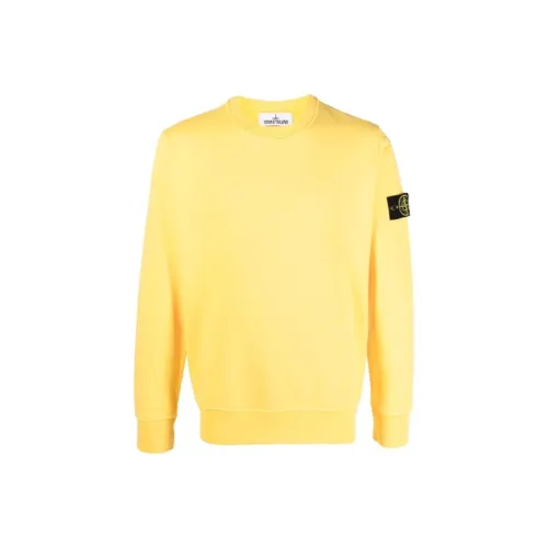STONE ISLAND SS22 Sweatshirt Men's Yellow