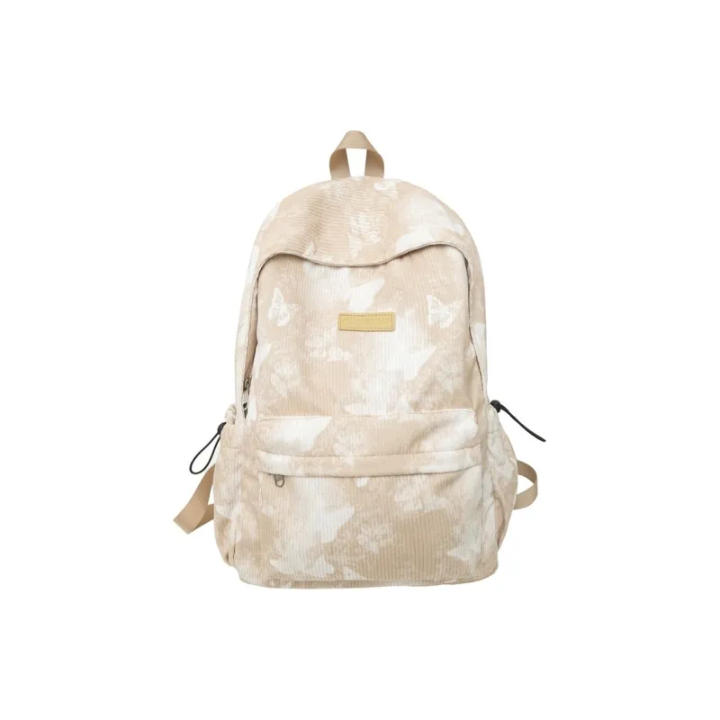 KAMLUI Corduroy Backpack Regular Unisex Gray/Red/Purple/Khaki/Blue-21