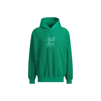 Adidas Reversible Hoodie Sweatshirt Unisex Smoke Green