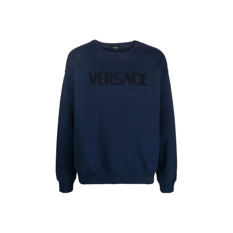 VERSACE Sweatshirts Men Blue-0