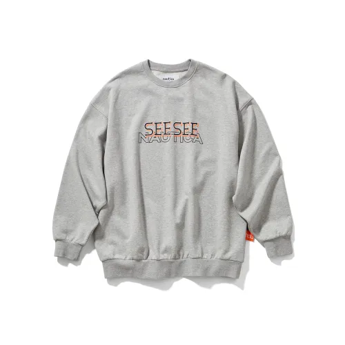 See See X Nautica White Sail Nautica White Sail X SEE SEE Co branded Series Sweatshirts Unisex
