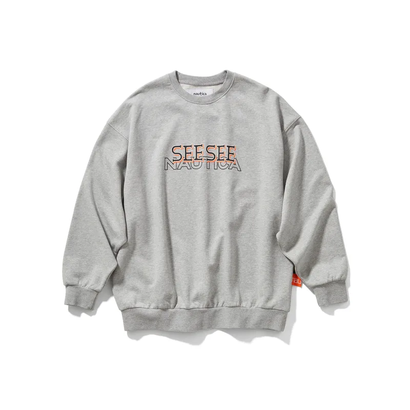 See See X Nautica White Sail Nautica White Sail X SEE SEE Co branded Series Sweatshirts Unisex-0