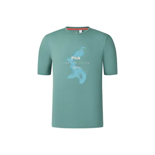 FILA CYCLING T Shirt Men's Tempered Copper Green
