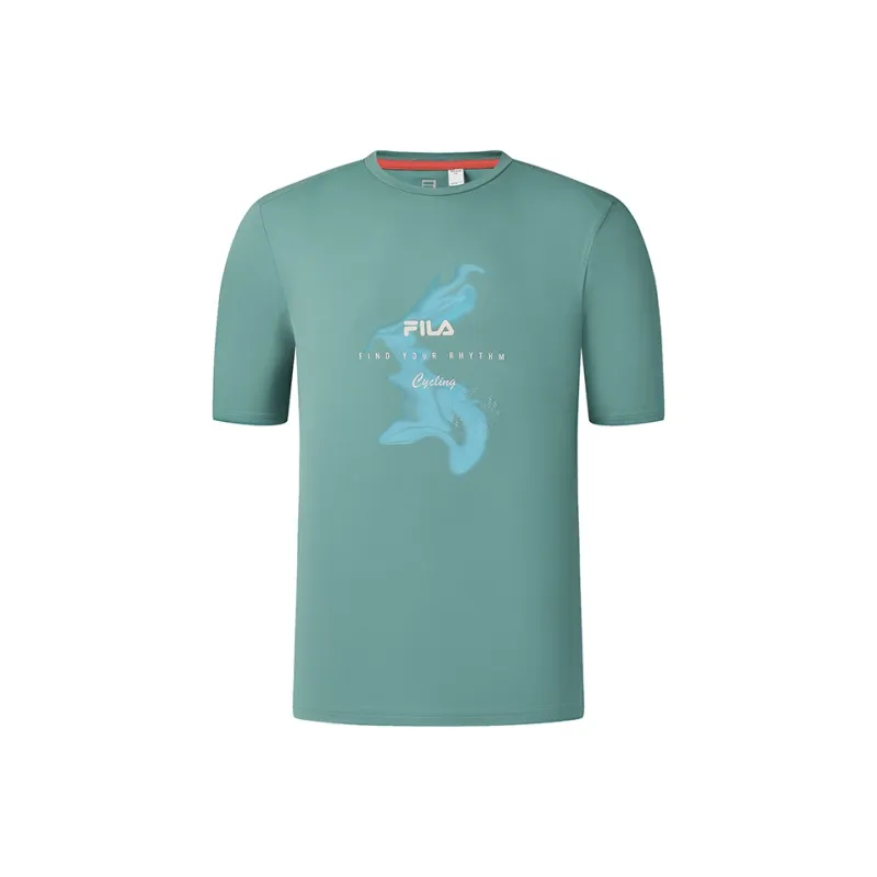 FILA CYCLING T Shirt Men's Tempered Copper Green-0