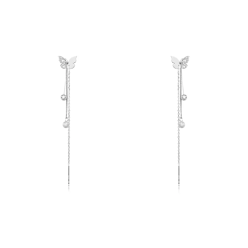 GIFU S925 Silver Drop Earrings Women's-0