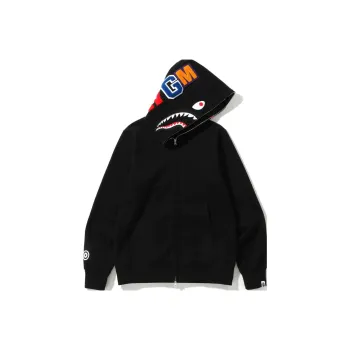 A BATHING APE Us Limited Collection Shark Full Zip Double Hoodie