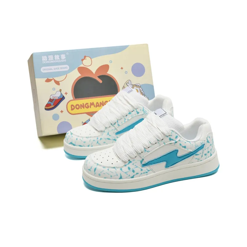 Anime Story Slip Resistant, Abrasion Resistant, Lightweight, Breathable Low Top Skateboard Shoes Unisex-5