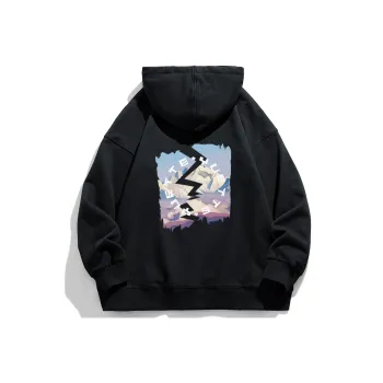 Yvette Hooded Loose Fit Sweatshirt Unisex