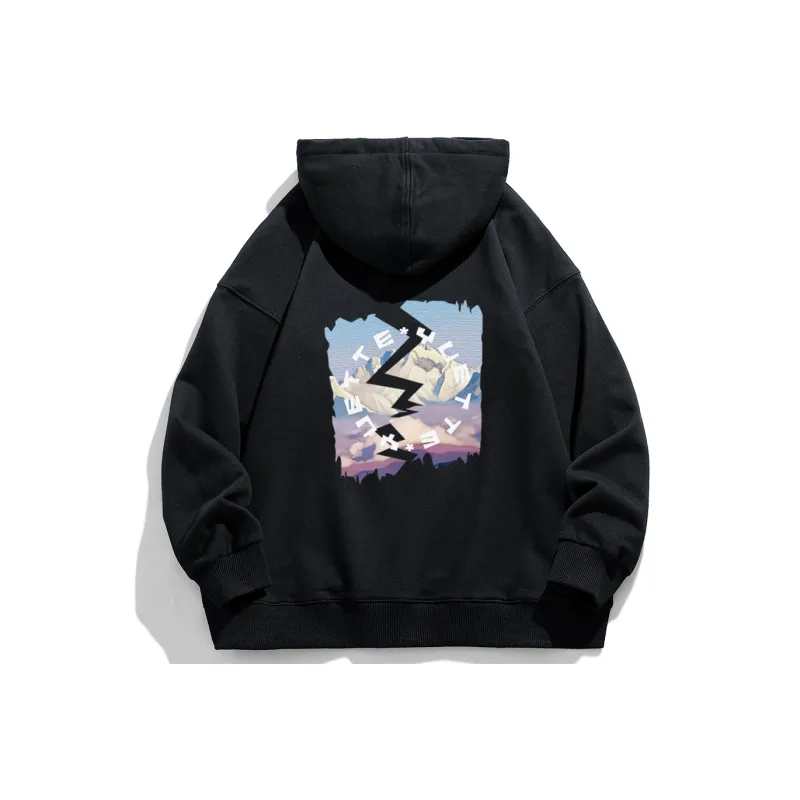 Yvette Hooded Loose Fit Sweatshirt Unisex-0