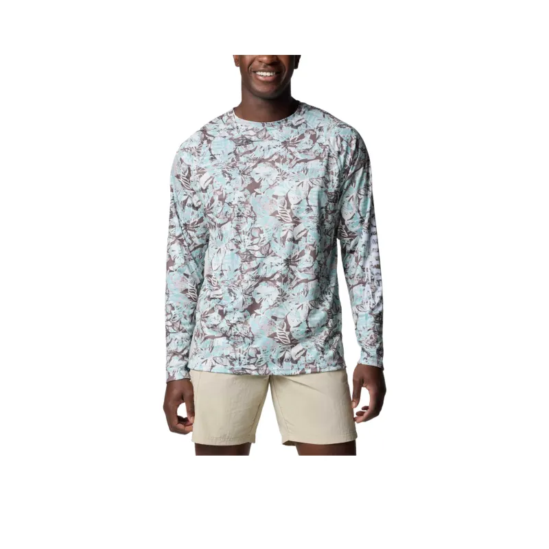 Columbia PFG Super Terminal Tackle T-Shirt Men's Blue-0