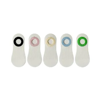 Top Melon No Show Socks Women's 5 Pack