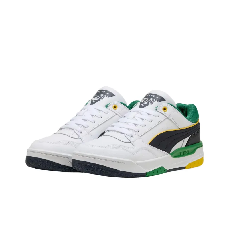 PUMA Rebound Retro Low Top Training Shoes Men's Black White-2
