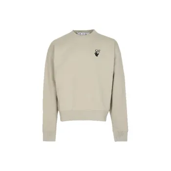 OFF WHITE Sweatshirt Men's Khaki