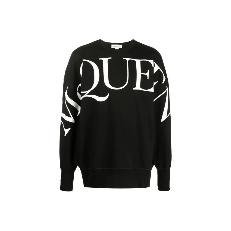 Alexander McQueen Sweatshirts Men Black-0