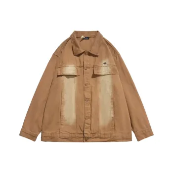 FA2LO Denim Jacket Unisex Brown