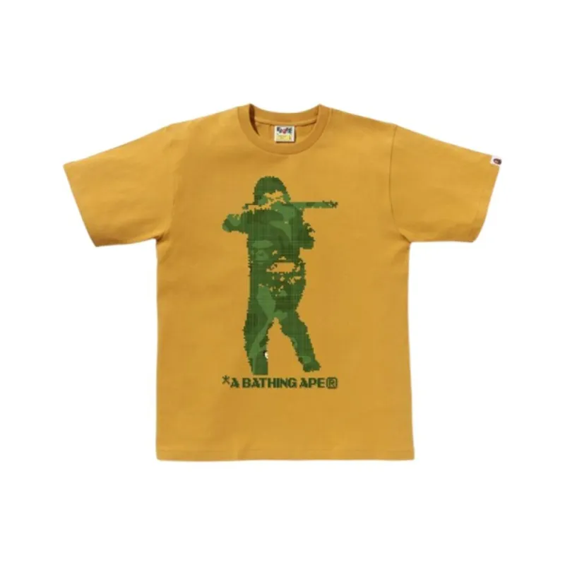 A BATHING APE Bitmap Soldier Tee-6