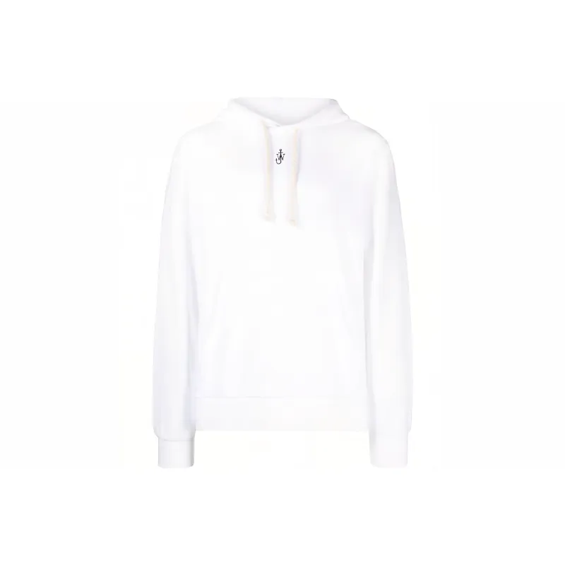 JW Anderson Logo Embroidered Drawstring Hoodie-0