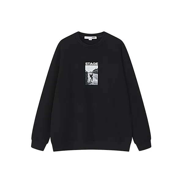 YOSHIYOYI Sweatshirt Unisex Black-0