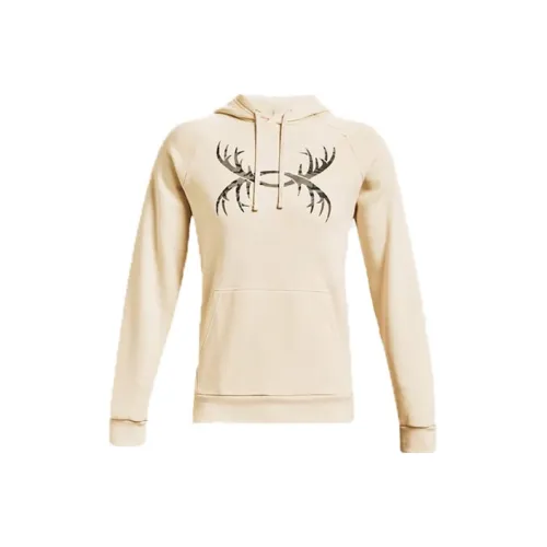 Under Armour Rival Sweatshirts Men Ecru