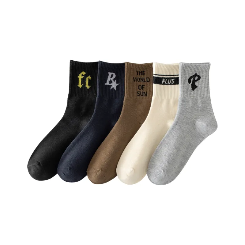 ROBINHOOD Mid Calf Socks Men's 5 Pack-6