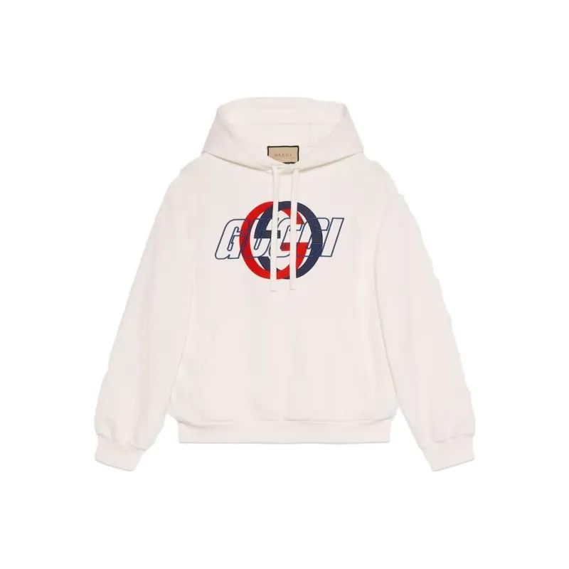 GUCCI Cotton Jersey Hooded Sweatshirt-0