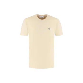 STONE ISLAND Logo Patch Short Sleeved T Shirt
