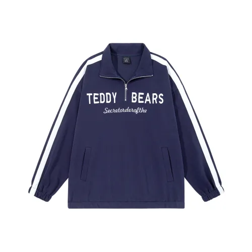 The Secret Order Of The Teddy Bear Lapel Loose Fit Regular Sweatshirt Unisex