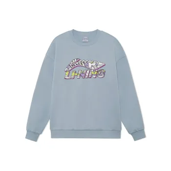 LiNing Sports Life Collection Sweatshirt Unisex Mist Blue