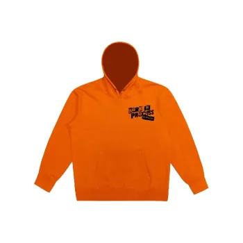 STNW Hooded Loose Fit Sweatshirt Unisex Orange