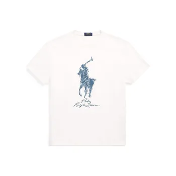 Polo Ralph Lauren SS24 T Shirt Men's Nivis Island Ecru