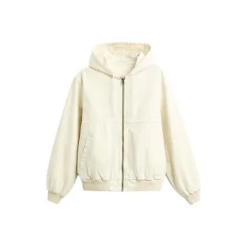 ZARA Jackets & Coats Unisex Oyster White