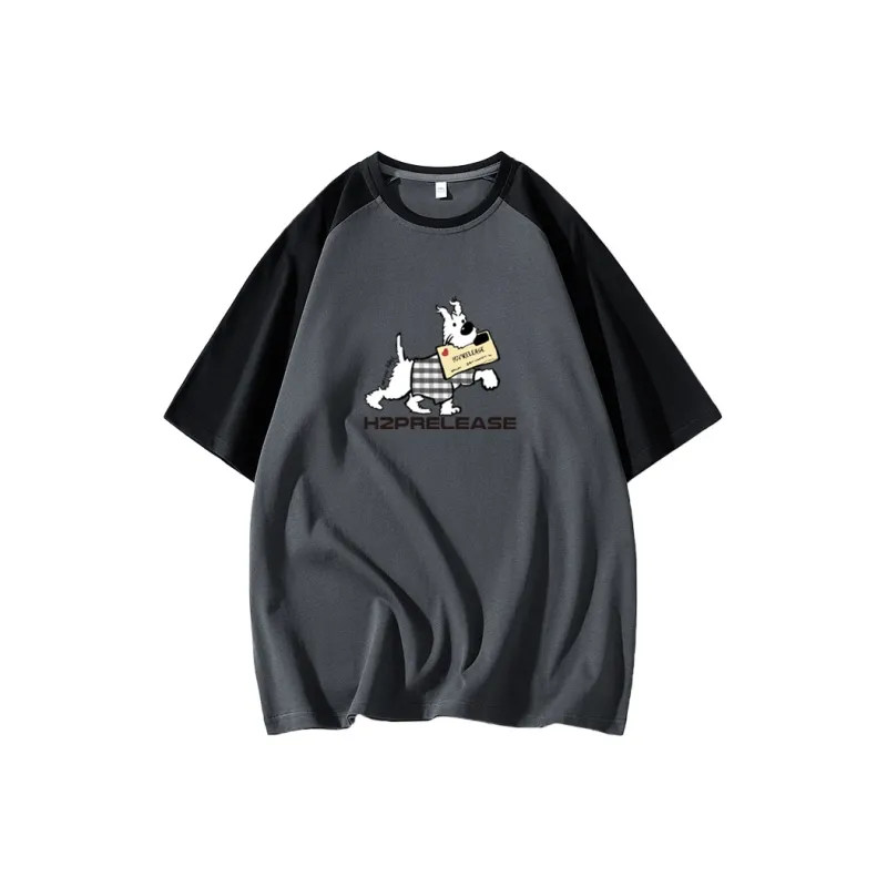H2P T Shirt Unisex White Loose Fit-4