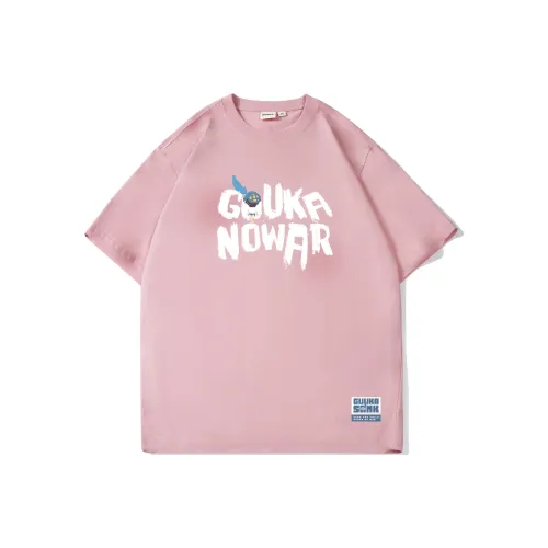 Guuka x SANK TOYS Short Sleeved T Shirts Unisex Pink