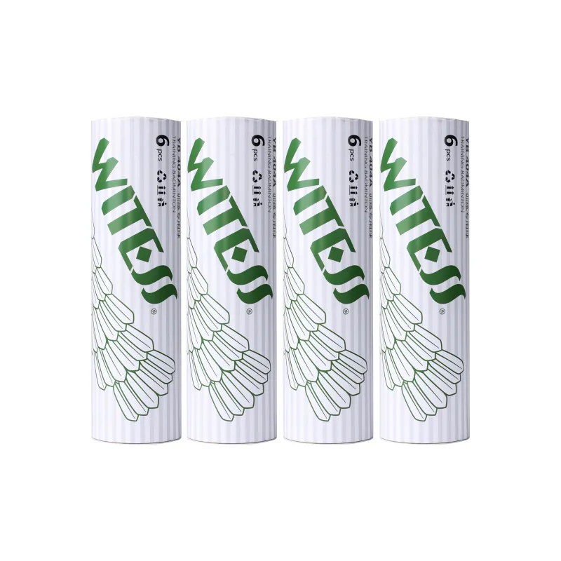 WITESS 6 Pack Goose Feather Training Competition Specialized Shuttlecocks-9