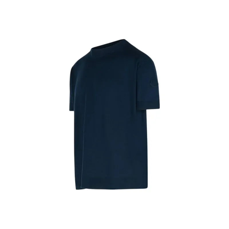 Moncler SS25 T Shirt Men's Dark Blue-2