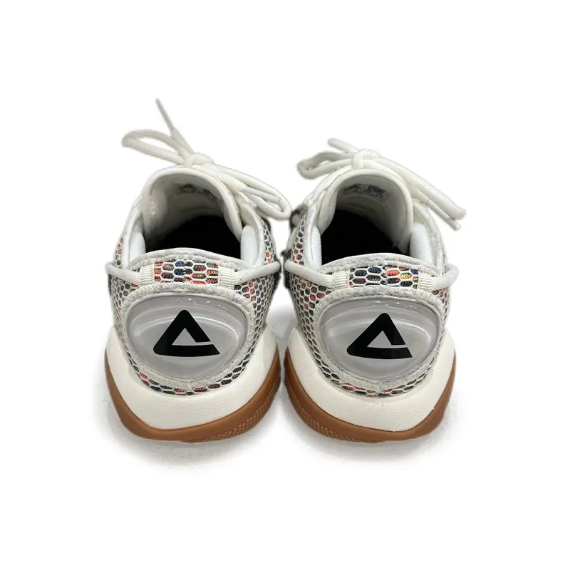 PEAK State Pole 6371 Anti Slip And Wear Resistant Coverage Low Top Casual Shoes Men's White-3