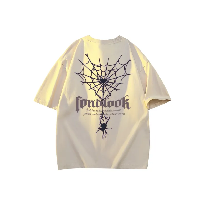 FONDLOOK T Shirt Unisex White Heather Gray-16