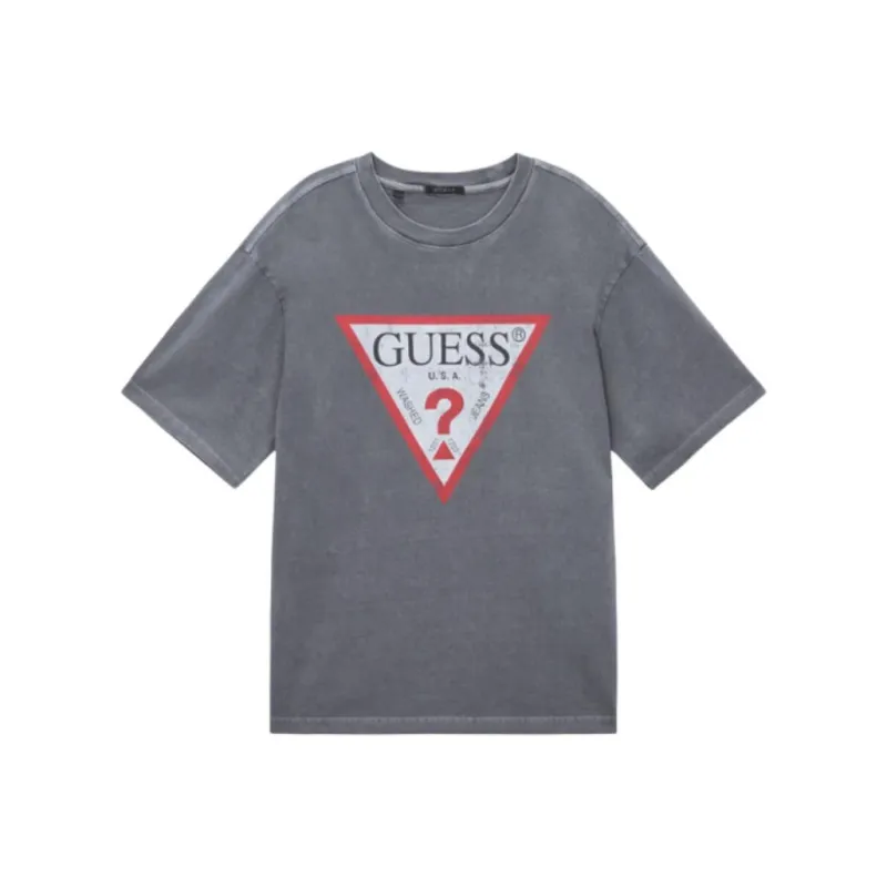 GUESS T Shirt Men's Charcoal Gray-0