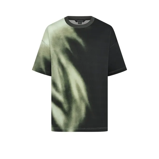 URBAN REVIVO T Shirts Men Black Print-0