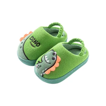 Gentle Welcome Kids, Boys, And Girls Home Floor Slip Resistant Fleece Lined Warm Spring Autumn Winter Slippers
