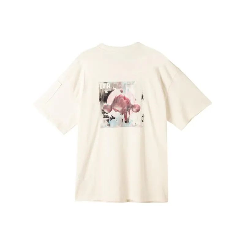PUMA x POP MART T Shirt Unisex Pure White-0